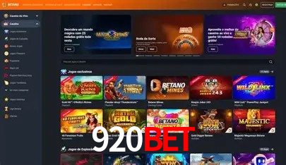 Slots com jackpots e giros grátis na 920bet